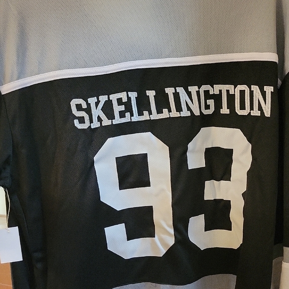Jack Skelleton Black and Gray Graphic Hockey Jersey - Picture 4 of 5